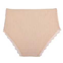 LES PETITES...PARIS Culotte en coton biologique Femme BEIGE Hot