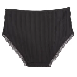 LES PETITES...PARIS Culotte en coton biologique Femme NOIR Clearance