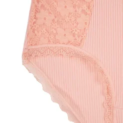 LULU CASTAGNETTE Culotte lingerie dentelle dalinda Femme ROSE CLAIR Discount