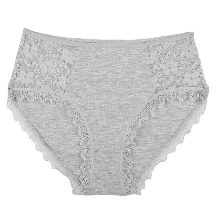 LULU CASTAGNETTE Culotte lingerie dentelle dalinda Femme GRIS Outlet