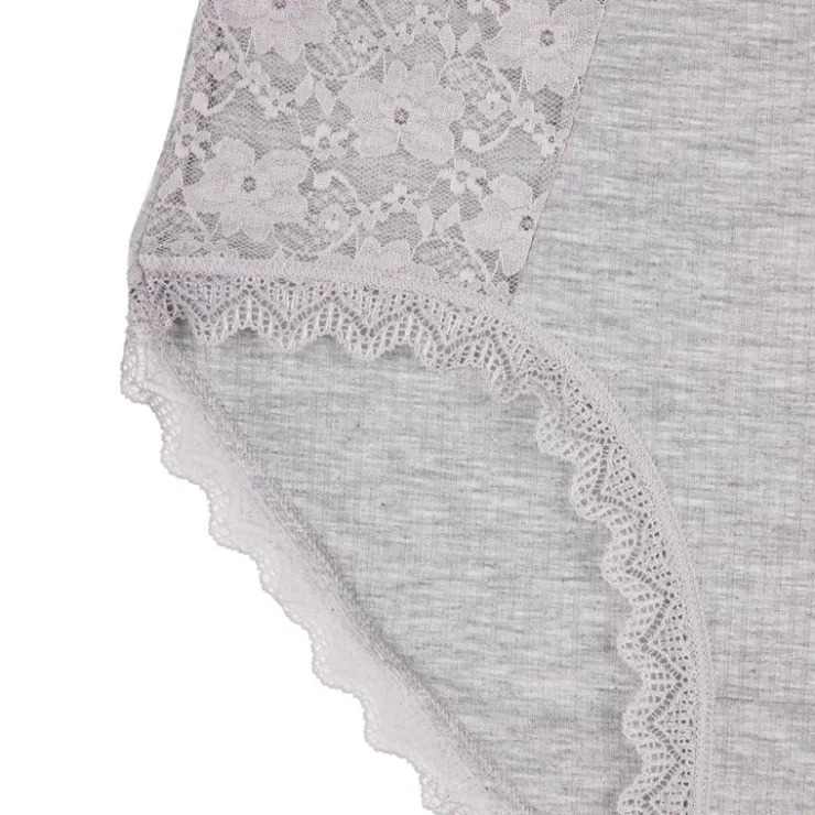 LULU CASTAGNETTE Culotte lingerie dentelle dalinda Femme GRIS Outlet