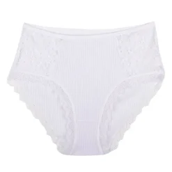 LULU CASTAGNETTE Culotte lingerie dentelle dalinda Femme BLANC Discount