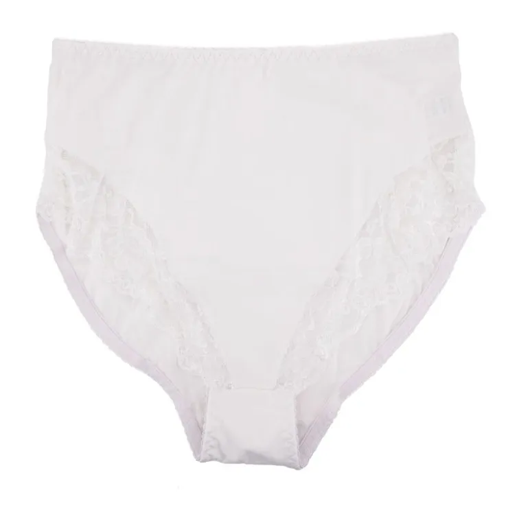 RODIER Culotte Livia taille haute en dentelle Femme BLANC