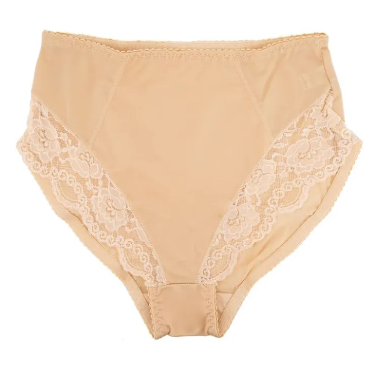 RODIER Culotte Livia taille haute en dentelle Femme BEIGE Best
