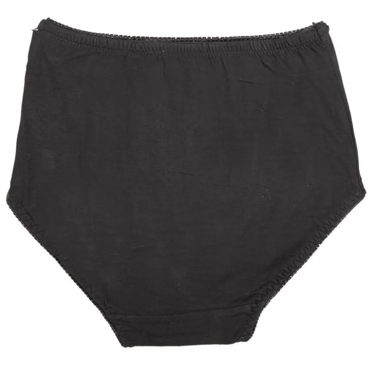 RODIER Culotte taille haute Naomi ultra confort coton biologique Femme NOIR Clearance