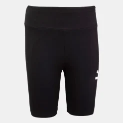 PUMA Cycliste élastique logo blanc Femme NOIR New