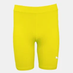 PUMA Cycliste Liga stretch logo argenté Homme JAUNE