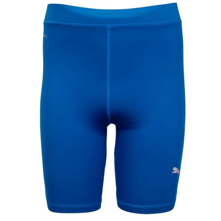 PUMA Cycliste Liga stretch logo argenté Homme BLEU ROI