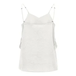 ONLY Débardeur à volants avec bretelles ajustables Femme BLANC Online