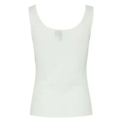 PIECES Débardeur col rond ajusté coton Femme BLANC Clearance