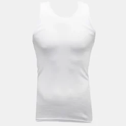 BILL TORNADE Débardeur coton ajusté Homme BLANC