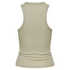 ONLY Débardeur côtelé Idole basique Femme VERT CLAIR Outlet