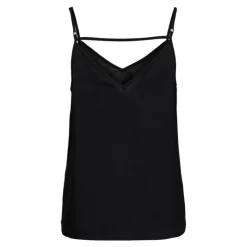 ONLY Débardeur fin col V kalamata sans manches Femme NOIR Discount