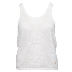 LA PETITE ETOILE Débardeur ivoire à fines bretelles Magalie Femme BLANC Best