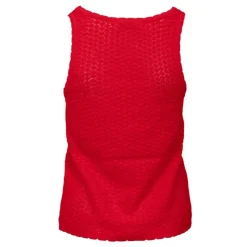 LA PETITE ETOILE Débardeur ivoire à fines bretelles Magalie Femme ROUGE Outlet