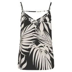 ONLY Débardeur imprimé tropical à bretelles fines Femme NOIR Online