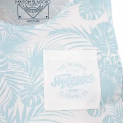 BLAGGIO Debardeur imprime Monro Homme BLEU CLAIR New