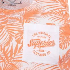 BLAGGIO Debardeur imprime Monro Homme ORANGE