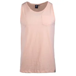 BLAGGIO Debardeur slub uni avec poche malabar Homme ORANGE CLAIR Outlet