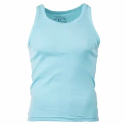 BLAGGIO Debardeur uni docker Homme BLEU Sale