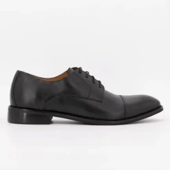 PIERRE CARDIN Derbies à lacets es cuir lisse Homme NOIR Best