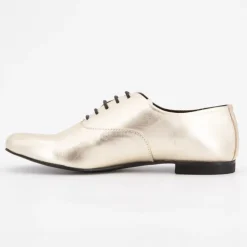 XAVIER DANAUD Derbies basses cuir lacets noir Femme OR Sale