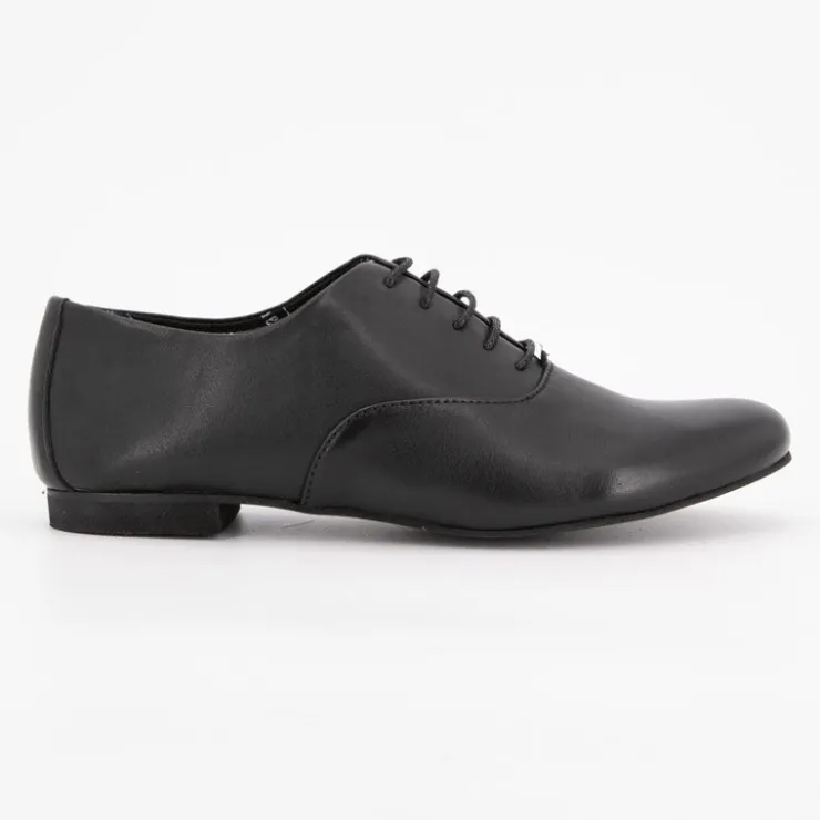 XAVIER DANAUD Derbies basses cuir lacets Femme NOIR