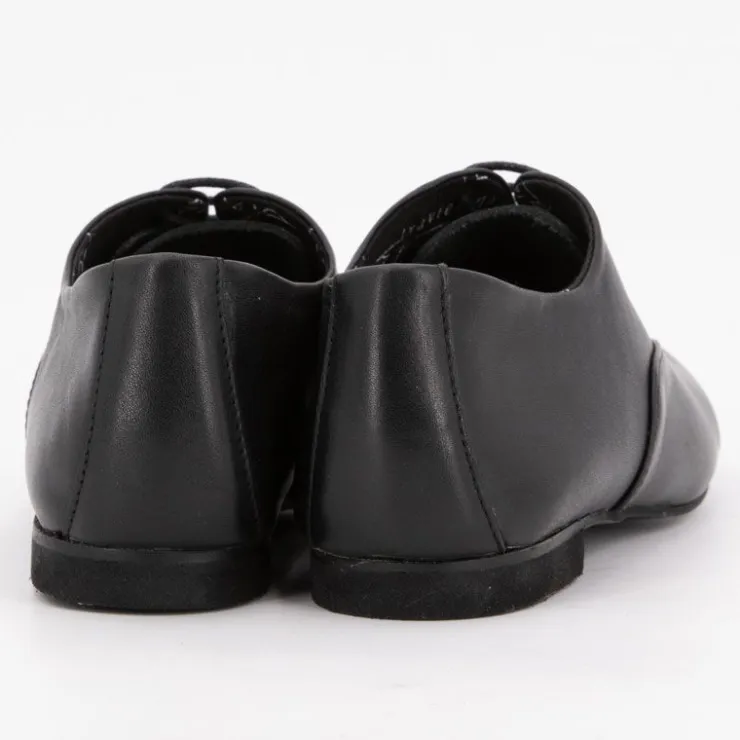 XAVIER DANAUD Derbies basses cuir lacets Femme NOIR