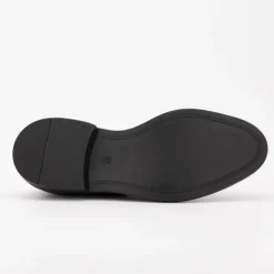 ELWIN Derbies cuir à lacets avec surpiqures Homme NOIR Hot