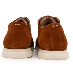 PIERRE CARDIN Derbies en cuir à lacets Homme MARRON Best