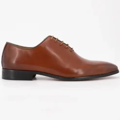 BILL TORNADE Derbies roma cuir lisse Homme MARRON
