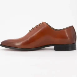 BILL TORNADE Derbies roma cuir lisse Homme MARRON