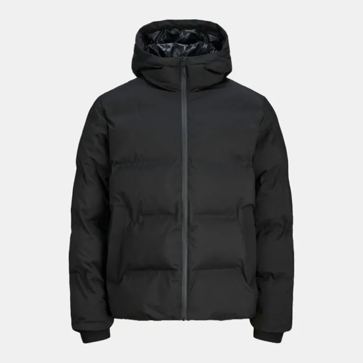 JACK & JONES Doudoune à capuche basique Planet zippée Homme NOIR Best