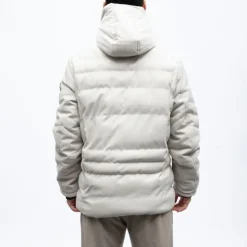 DEELUXE 74 Doudoune chiro avec capuche Homme BEIGE