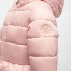 CXL BY CHRISTIAN LACROIX Doudoune courte à volants avec capuche Enfant, Bébé ROSE CLAIR New