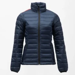 ROSSIGNOL Doudoune fine ajustée matelassée poches zippées col cheminée Femme BLEU FONCE Online