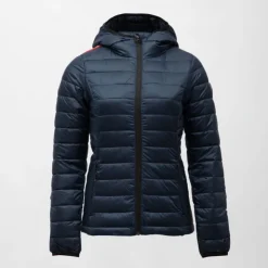 ROSSIGNOL Doudoune fine couleur unie avec capuche drapeau sur l'épaule Femme BLEU FONCE Discount