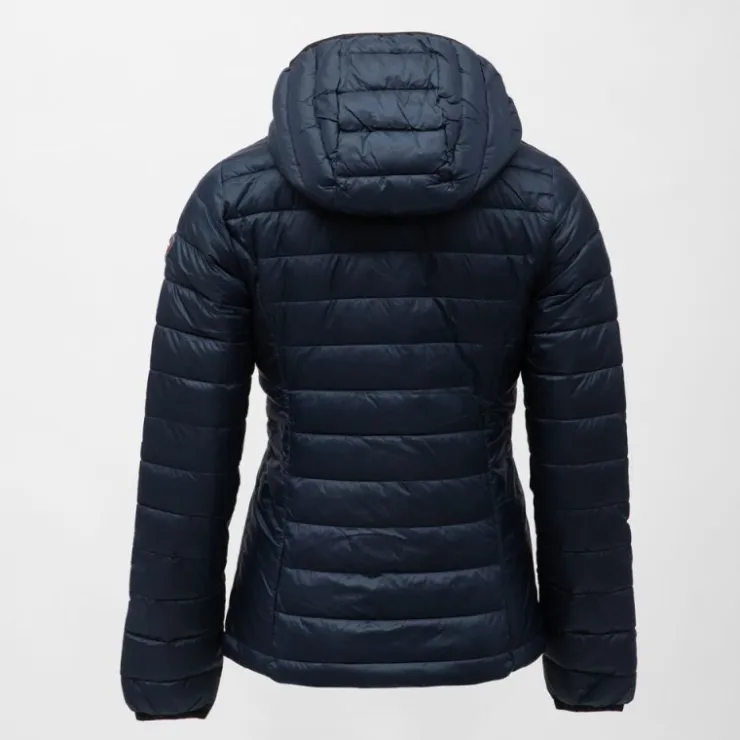 ROSSIGNOL Doudoune fine couleur unie avec capuche drapeau sur l'épaule Femme BLEU FONCE Discount