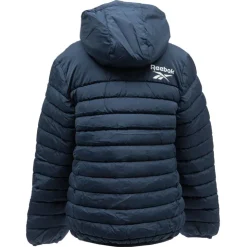 REEBOK Doudoune matelassé avec capuche Enfant BLEU FONCE Clearance