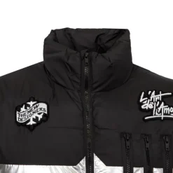 THE NEW DESIGNERS Doudoune patches métallisés Homme ARGENT New