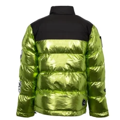 THE NEW DESIGNERS Doudoune patches métallisés Homme VERT Discount