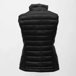 ROSSIGNOL Doudoune sans manches col cheminé logo à relief bi color Femme NOIR Outlet