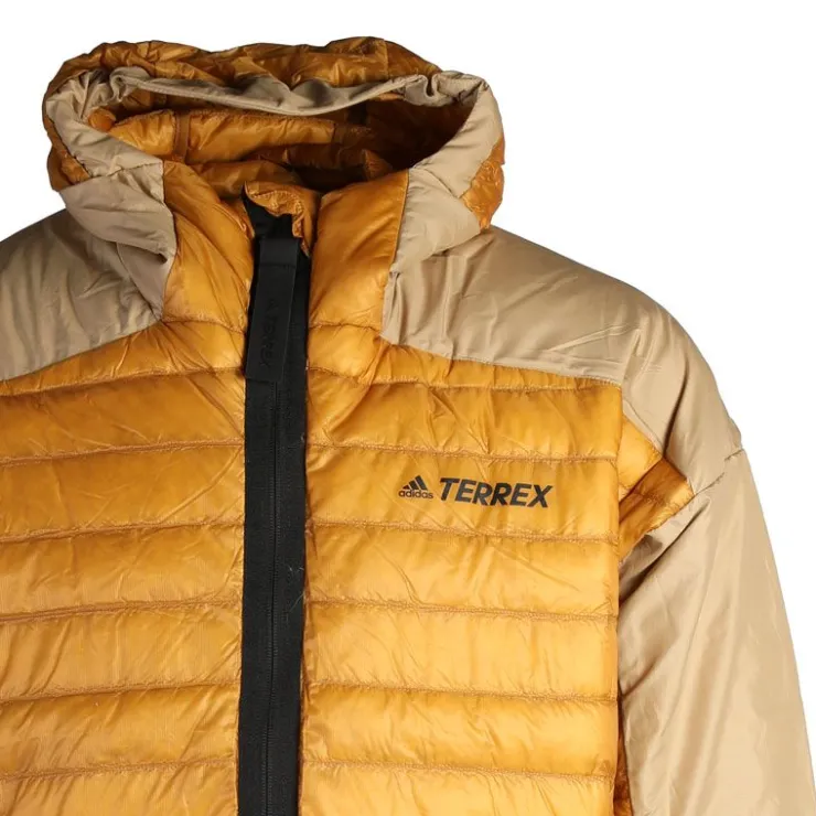 ADIDAS Doudoune Terrex capuche zip noir Homme JAUNE Outlet