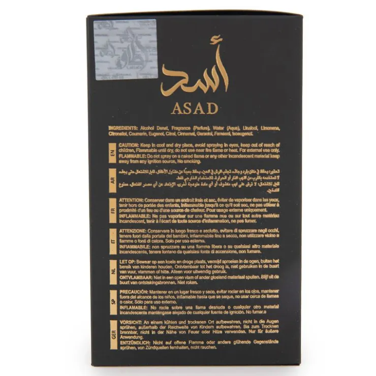 LATTAFA Eau de parfum asad 100ml Homme Outlet