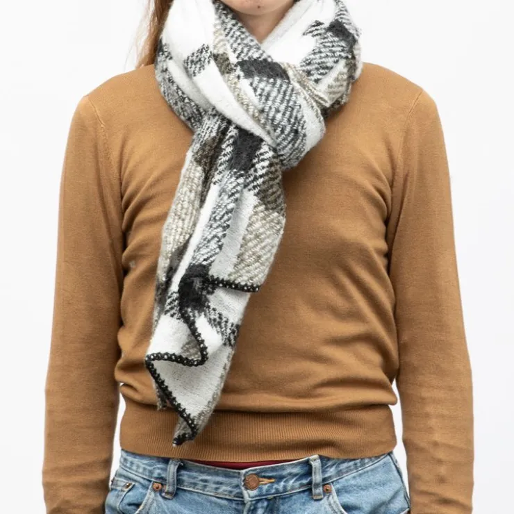 ONLY Echarpe à carreaux lima Femme KAKI Hot