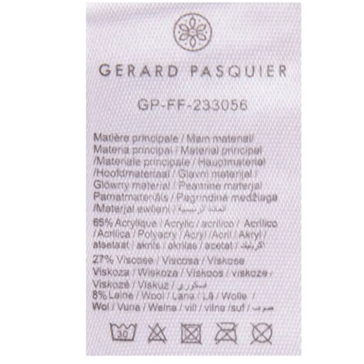 GERARD PASQUIER Echarpe à franges carreaux douce avec laine 40x210 cm Femme BORDEAUX Hot