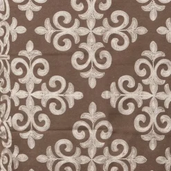 GERARD PASQUIER Echarpe douce couleur unie imprimé 70x185cm Femme MARRON New