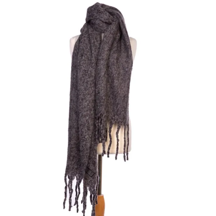 MANOUKIAN Echarpe Femme GRIS FONCE Hot