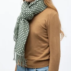 MANOUKIAN Echarpe gris 70 x 180cm man ff 224059 Femme VERT FONCE Online