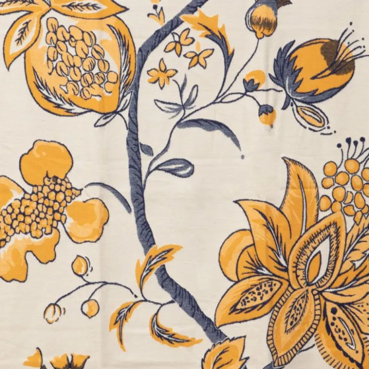 GERARD PASQUIER Echarpe imprimé à fleurs jaquard 90x180cm Femme JAUNE Outlet